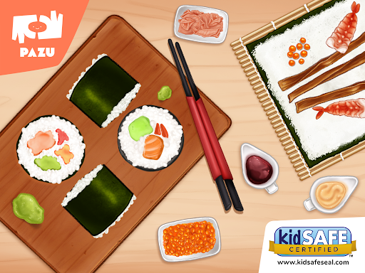 Sushi Maker Kids Cooking Games ekran görüntüsü