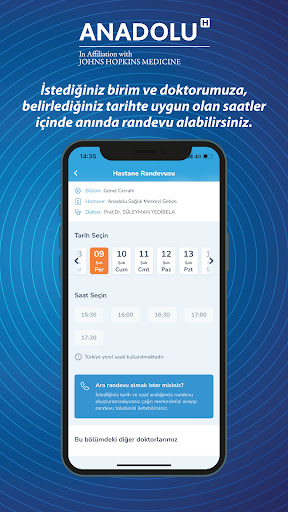 Anadolu Sağlık Merkezi ekran görüntüsü
