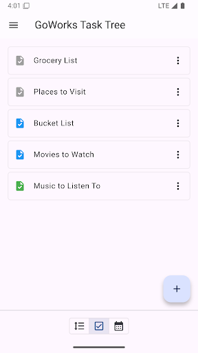 GoWorks Task Tree ekran görüntüsü