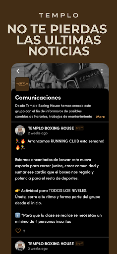 TEMPLO Boxing House ekran görüntüsü
