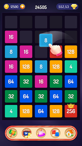 birleştir Sayı: 2048 Bulmaca ekran görüntüsü