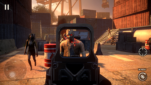 Zombie Harbor: Çevrimdışı FPS ekran görüntüsü