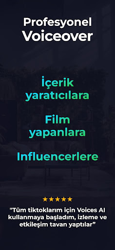 Voices AI: Sesinizi Değiştirin ekran görüntüsü