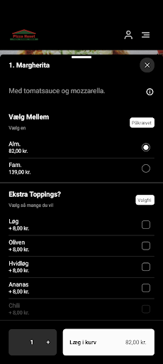 Pizza Huset ekran görüntüsü