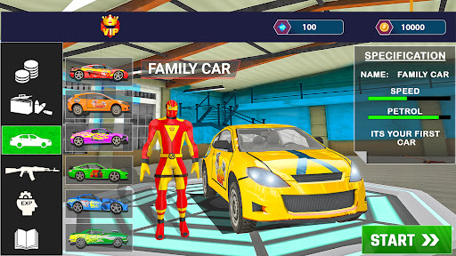 Rope Hero Spider City 3D ekran görüntüsü