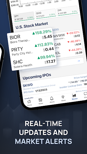 Benzinga Financial News & Data ekran görüntüsü