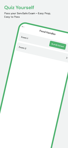 Servsafe Practice Test ekran görüntüsü