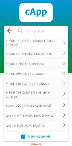 cApp ekran görüntüsü