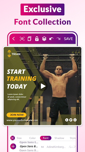 Video Flyer Maker, Templates ekran görüntüsü