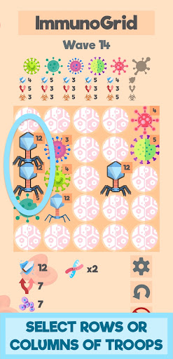 ImmunoGrid Puzzle Battle War ekran görüntüsü