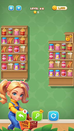 Shopping Sort - Color Puzzle ekran görüntüsü