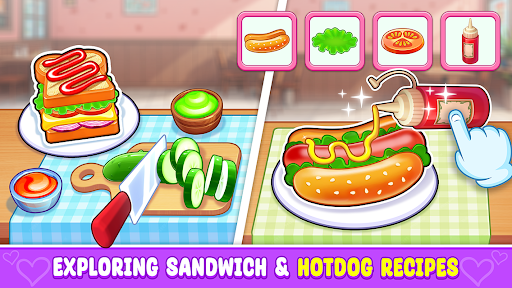 Fast Food - Kids Cooking Games ekran görüntüsü