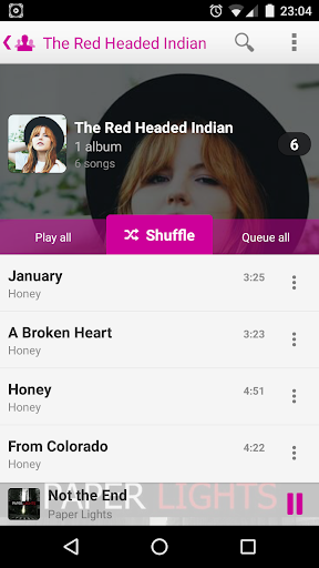PlayerPro Cloudy Pink Skin ekran görüntüsü