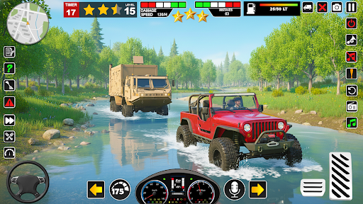 4x4 Jeep Driving: Jeep Game 3D ekran görüntüsü