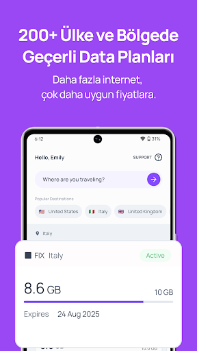 Roamless: eSIM Gezi İnterneti ekran görüntüsü