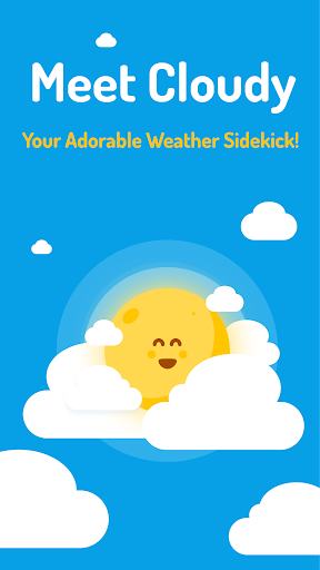 Cloudy - Cute Animated Weather ekran görüntüsü
