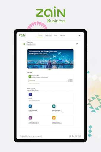 Zain Business ekran görüntüsü