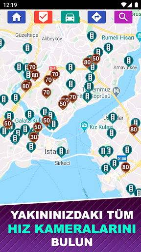 Hız Kameraları ekran görüntüsü