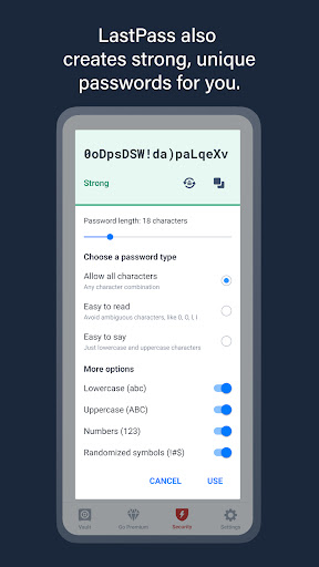 LastPass Password Manager ekran görüntüsü