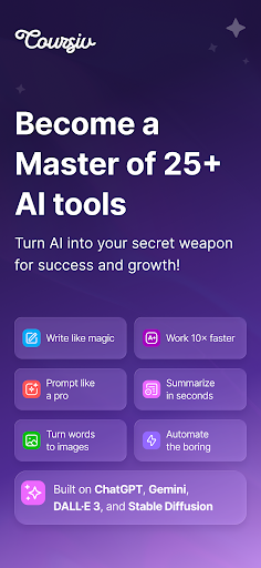 Coursiv: AI Tools Mastery ekran görüntüsü