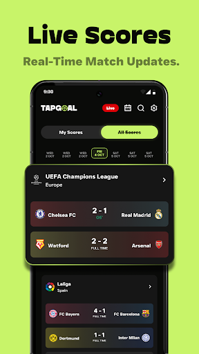 Football Live Scores & Alerts ekran görüntüsü