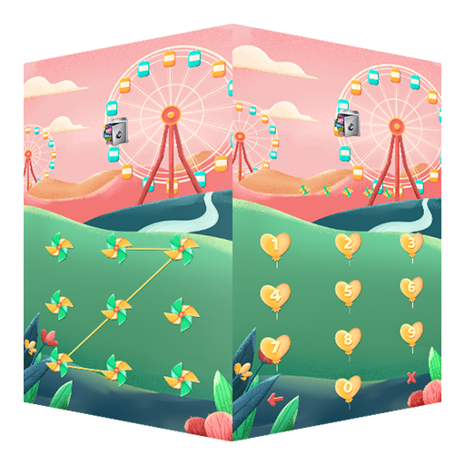 AppLock Live Theme Sky Wheel