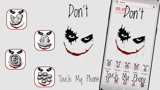 Don't Touch My Phone Theme ekran görüntüsü