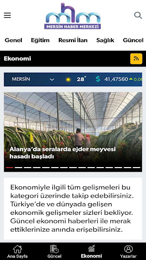 Mersin Haber Merkezi ekran görüntüsü