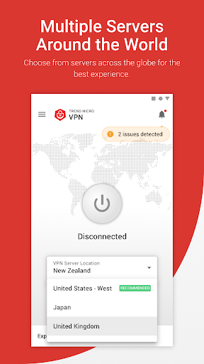 Trend Micro VPN-Safe VPN Proxy ekran görüntüsü