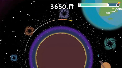 Golf Orbit: Tek atış Golf Game ekran görüntüsü