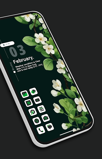 Leafline Launcher ekran görüntüsü