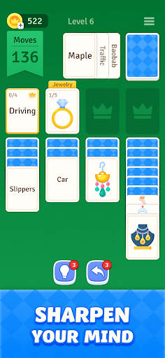 Solitaire Associations Journey ekran görüntüsü