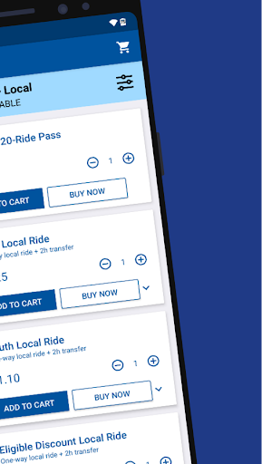 SamTrans Mobile ekran görüntüsü