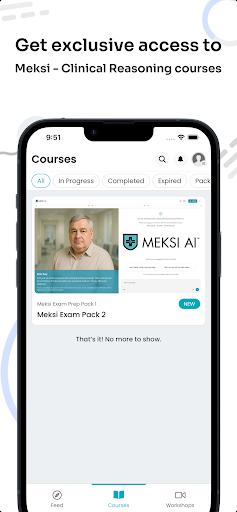 Meksi Clinical Reasoning ekran görüntüsü