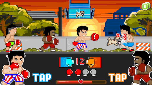 Boxing fighter : arcade oyunu ekran görüntüsü