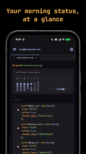 Breakpoint - Dev Alarm Clock ekran görüntüsü