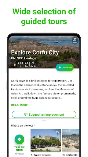 Corfu Tour Guide:SmartGuide ekran görüntüsü
