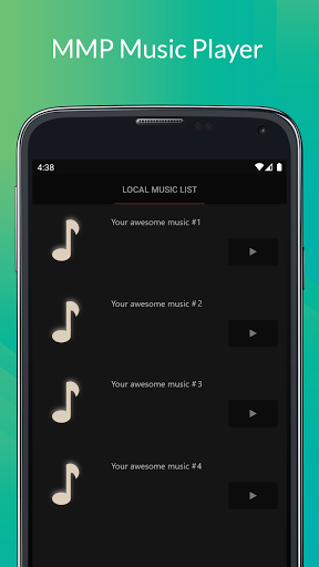 MMP Music Player ekran görüntüsü