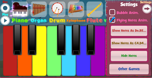 Kids Piano ekran görüntüsü