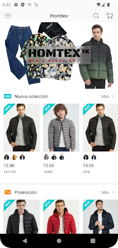 Homtex ekran görüntüsü