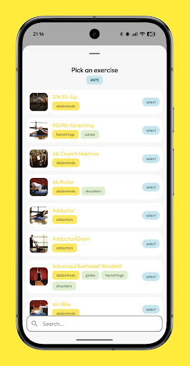 GymLog ekran görüntüsü