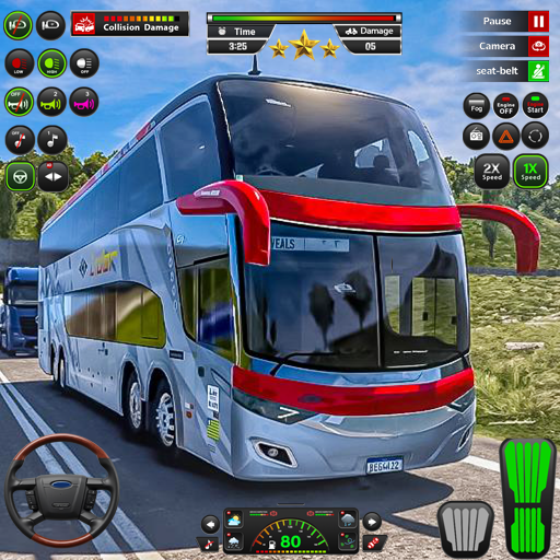 Open World Bus Driving Game 3d