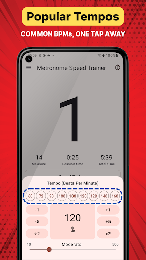 Metronome Speed Trainer ekran görüntüsü