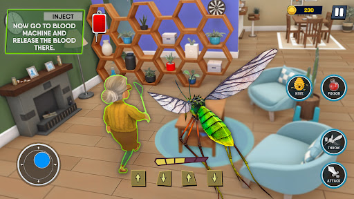 Mosquito vs Granny ekran görüntüsü