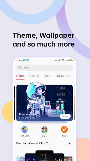 Theme Store ekran görüntüsü