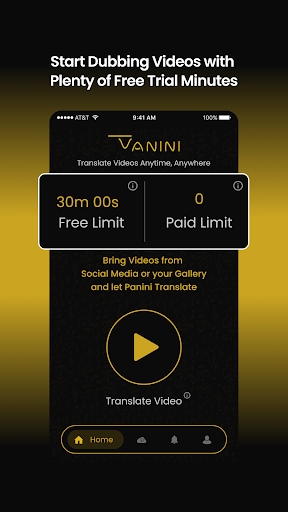 Panini AI Video Translator Dub ekran görüntüsü