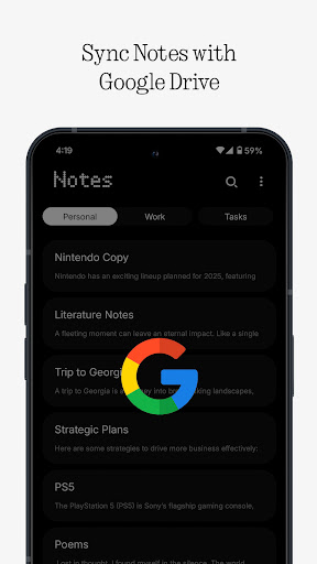 Noting Notes ekran görüntüsü