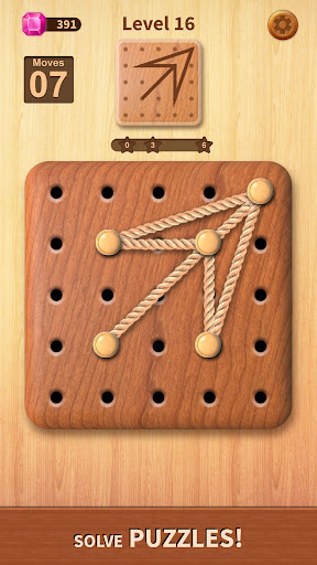 Rope Puzzle: Wooden Rope Games ekran görüntüsü