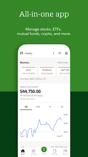 Fidelity Investments ekran görüntüsü