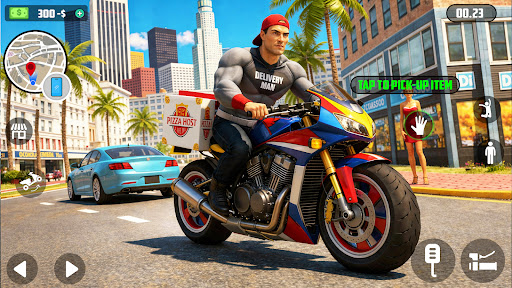 City Food Delivery Sim Games ekran görüntüsü